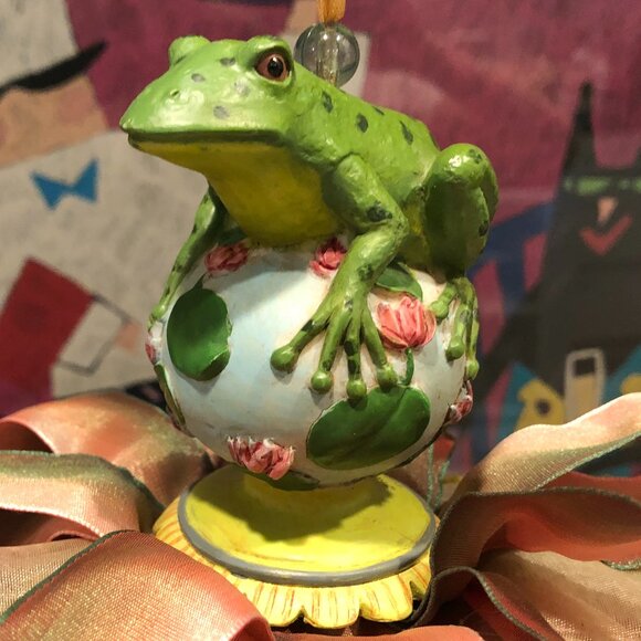 SILVESTRI~FROG TASSEL ORNAMENT BY KELLY PAULK - Picture 11 of 16